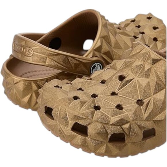 Crocs Unisex Classic Geometric Clog Bronze Men 5 Women 7 NEW - Picture 4 of 5